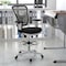 Flash Furniture Black Draft Chair, White Frame HL-0001-1CWHITE-GG - alternate 1
